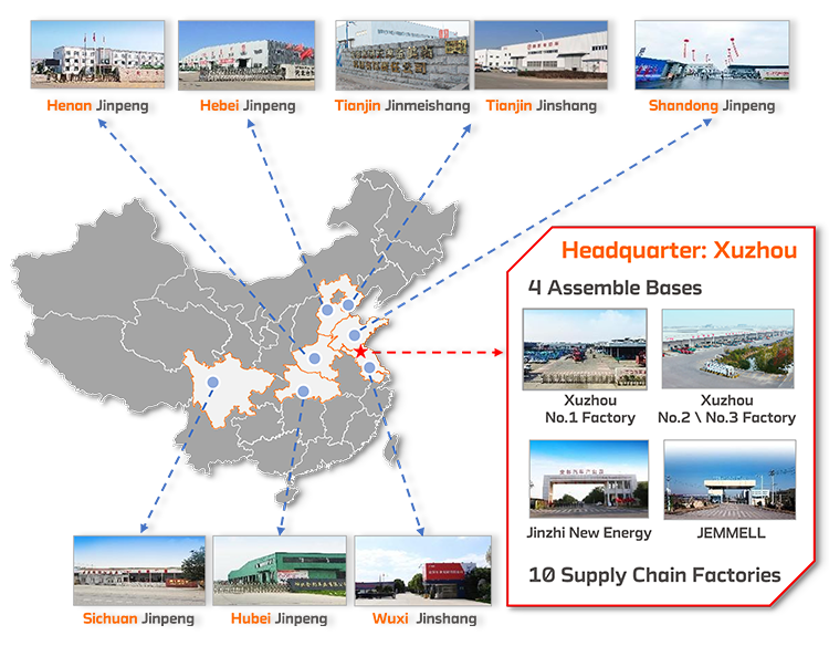जिनपेंग उत्पादन आधार नक्शा